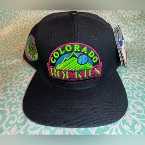 Mens Pro Standard MLB Colorado Rockies Backlight SnapBack